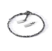 Bracelet Comete Man My Chain in Silver Diamante 0.005 Ct UBR 1259 - UBR 1259